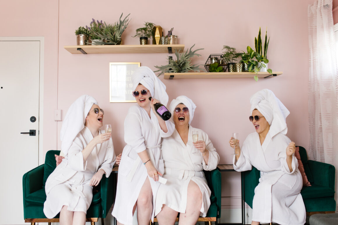 Women relaxing and enjoying fall spa packages at Urban Oasis Nashville.