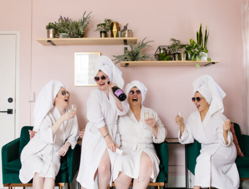 Women relaxing and enjoying fall spa packages at Urban Oasis Nashville.